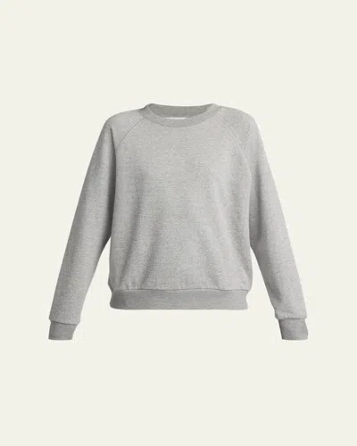 THE ROW EULALIA COTTON & CASHMERE CREWNECK SWEATER
