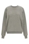 The Row Eulalia French Terry Cashmere Sweatshirt In Gray