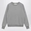 The Row Eulalia French Terry Cashmere Sweatshirt In Gray