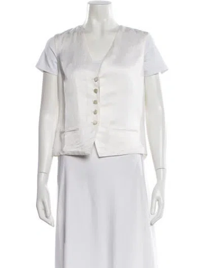 Pre-owned The Row Evening Jacket In White