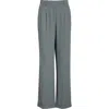 The Row Everhart Pleated Virgin Wool Blend Gabardine Straight Leg Pants In Timouse Grey