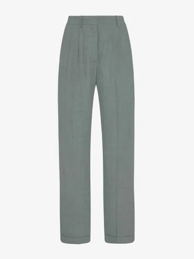 THE ROW THE ROW EVERHART WOOL PANTS