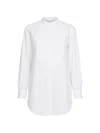 The Row Evette Bib-front Shirt In White