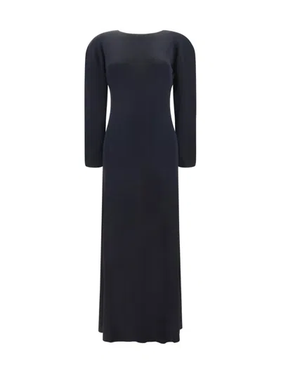 The Row Evins Dress In Black
