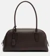The Row India East-west Shoulder Bag In Grain Leather In Brown