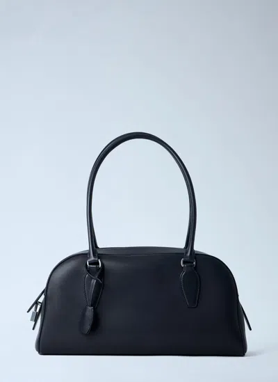 The Row E/w India Shoulder Bag In Black