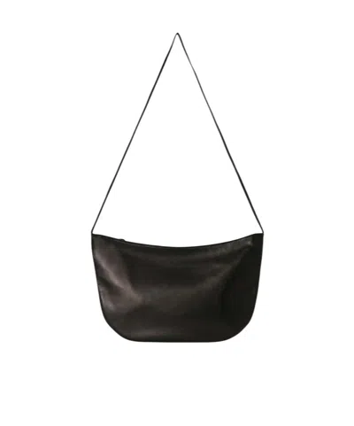 The Row Ew Izzy Leather Bag In Black