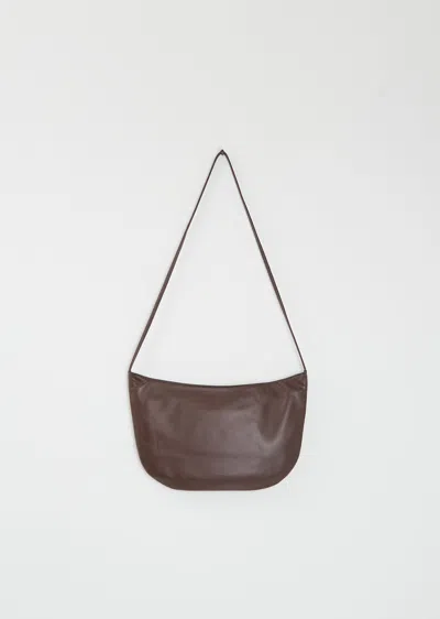 The Row E/w Izzy Shoulder Bag In Burgundy