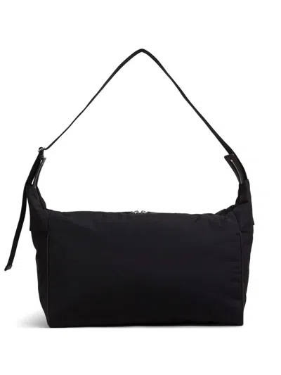 The Row E/w Logan Shoulder Bag In Black
