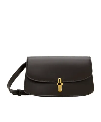 The Row E/w Sofia Flip Shoulder Bag In Black