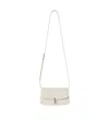 The Row E/w Sofia Small Clamshell Shoulder Bag In White