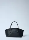 The Row Ewa Handbag In Black