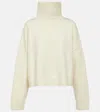 The Row Ezio Wool And Cashmere Turtleneck Sweater In White