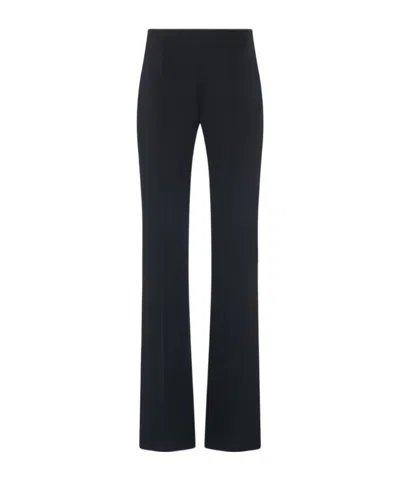 The Row Silk Tailored Pants High Waist Flare In Multi