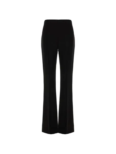 The Row Fabien Pressed-crease Trousers In Black