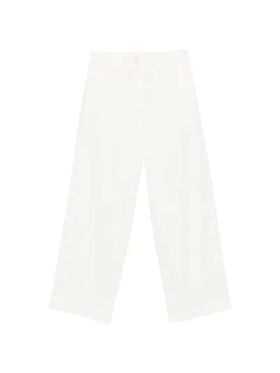 The Row Fadry Wide-leg Trousers In White