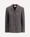 The Row Faelan Button-fastening Jacket In Gray