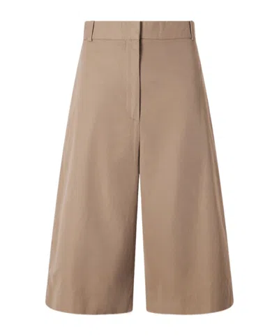 The Row Falk Knee-length Shorts In Neutral