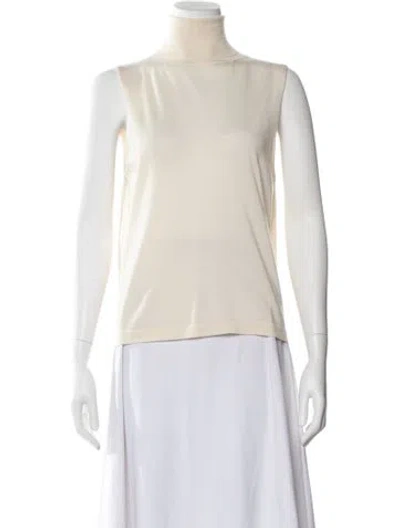 Pre-owned The Row Falun Sweater Cashmere Top In Neutrals