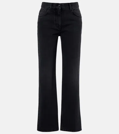 The Row Fargo Straight Jeans In Black