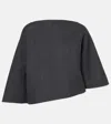The Row Faure Wool-blend Top In Grey