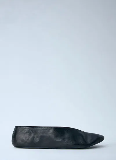 The Row Fay Flats Two In Black