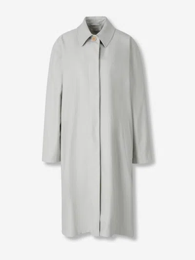 The Row Feather Coat In White