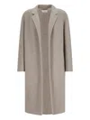 The Row 'fedra' Cashmere Coat In Taupe
