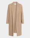 The Row Fedra Cashmere And Cotton Coat In Brown