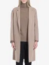The Row 'fedra' Cashmere Coat In Beige