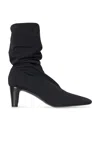 The Row 65mm Felice Stretch Ankle Boots In Black