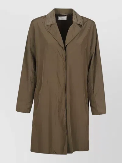 The Row Felixa Long Sleeve Lightweight Lapel Coat In Multi