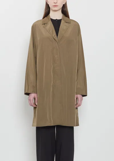 The Row Felixa Technical Coat In Brown