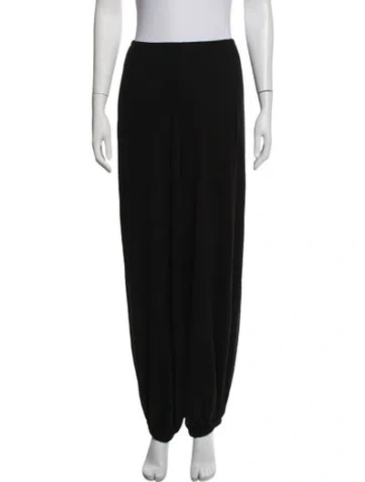 Pre-owned The Row 'fiamma' Pants Wide Leg Pants In Black
