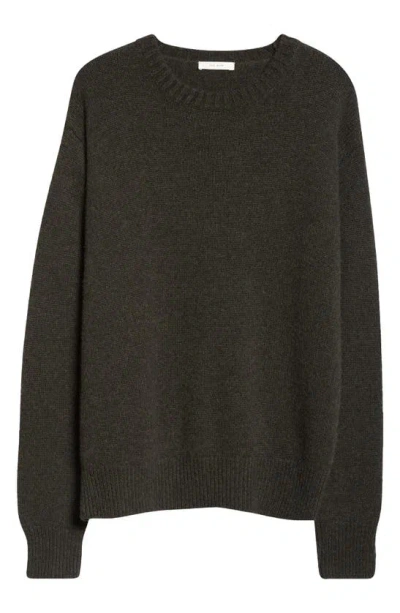 The Row Fiji Cashmere Jumper In Enzyme Black Melange