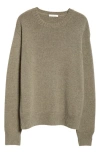 The Row Fiji Cashmere Sweater In Light Grey Melange