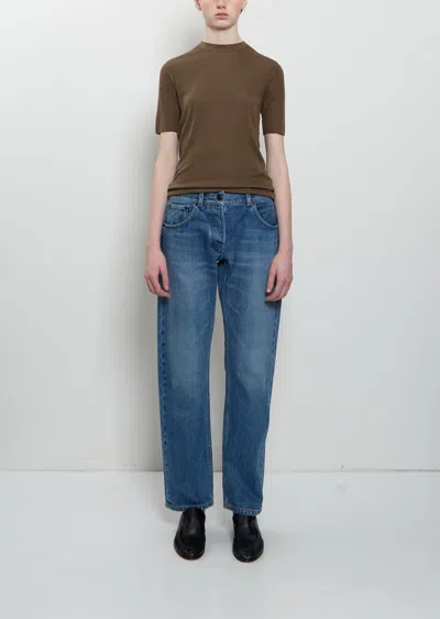 The Row Fima Cotton Jean In Purple