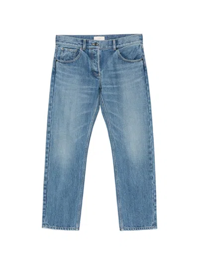 The Row Fima Denim Cotton Jeans In Blue