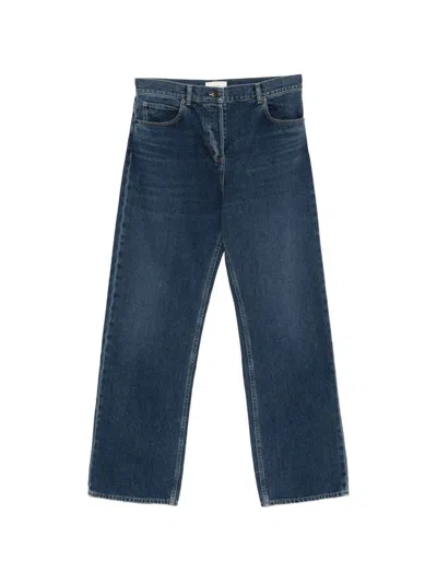 The Row Finbar Denim Cotton Jeans In Blue