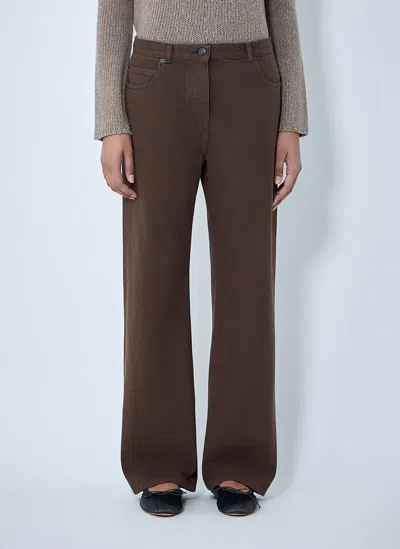 The Row Finbar Jeans In Brown