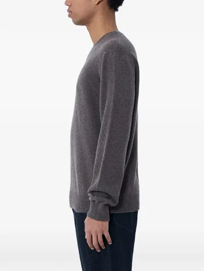 The Row Fine-knit Ribbed Sweater In Gray