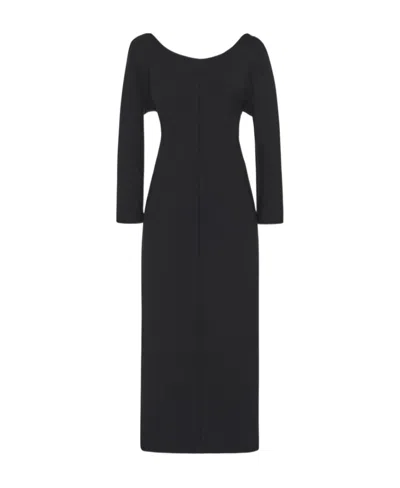 The Row Fit Dress In Black