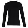 The Row Sherman Cotton-jersey Long-sleeved T-shirt In Black