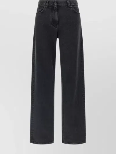 THE ROW FIVE-POCKET DENIM TROUSERS FEATURING BELT LOOPS