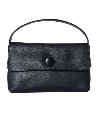 The Row Flap Handbag In Black