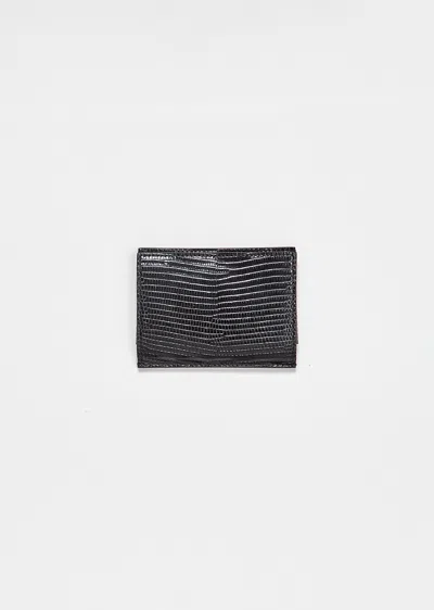 The Row Flap Wallet In Black