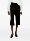 The Row Gandine Cropped Pants In Black