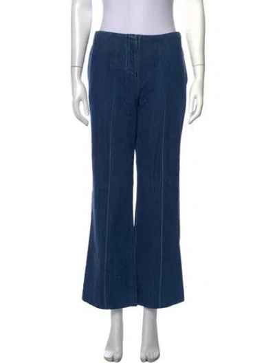Pre-owned The Row Flared Pants In Blue