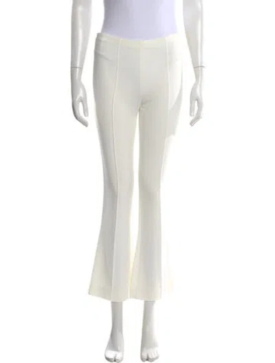 Pre-owned The Row Flared Pants In White