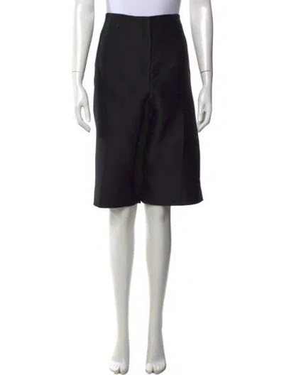 Pre-owned The Row Flash Shorts Knee-length Shorts In Black